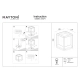 Trim lampa stojąca IP65 1xE27 O455FL-01GF1