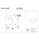 Vega lampa sufitowa LED 12W 890lm 3000K C089CL-12W3K-BMG