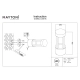 Vint kinkiet LED 9W 450lm 3000K O458WL-L9GF3K