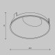 Wise dekoracyjna ramka odblaskowa LED Ring057-10-MG