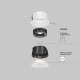 Wise lampa wbudowana LED 10W 530lm 3000K DL057-10W3K-W