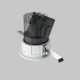Wise lampa wbudowana LED 7W 400lm 3000K DL057-7W3K-W