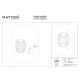 Wisp lampa stojąca IP54 LED 18W 850lm 3000K O478FL-L18GF3K