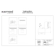 Yin reflektor do szynoprzewodu 1-fazowego Unity LED 15W 1207lm 2700K-4000K TR084-1-15W3K-D-B-DE
