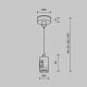 Zawiesie Hang do systemu magnetycznego Flarity TRA157SW-S1-BS