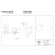 Zon IP lampa sufitowa IP65 LED 15W 900lm 3000K O430CL-L15B3K