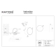 Zon IP lampa sufitowa IP65 LED 15W 900lm 3000K O430CL-L15W3K