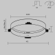 Zon mocowanie wbudowywane DLA032-TRS45-W
