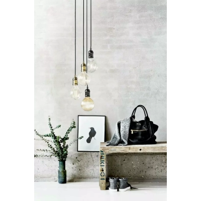 AVRA lampa wisząca kabel w oplocie 84800003 Black Nordlux