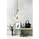 AVRA lampa wisząca kabel w oplocie 84800003 Black Nordlux