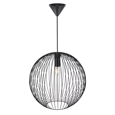 Beroni 45 lampa wisząca E27 czarna 2213323003 Nordlux