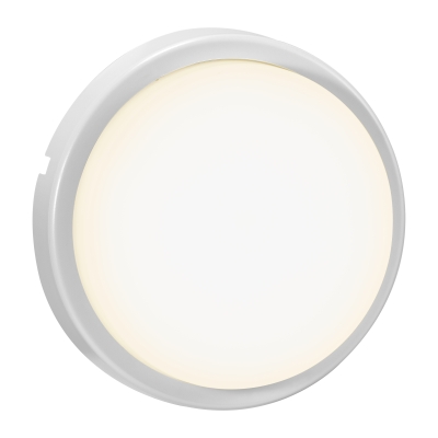 Cuba Bright Round White IP54 kinkiet LED 3000K 2019171001 Nordlux