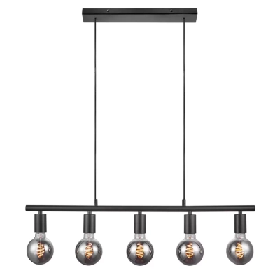 Paco 5 Black lampa wisząca E27 2213273003 NordluxPaco 5 Black lampa wisząca E27 2213273003 Nordlux