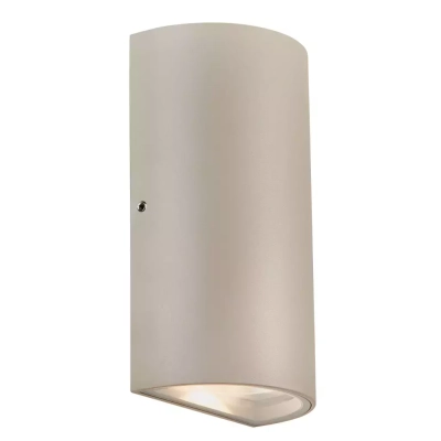 Rold Round Sanded IP54 kinkiet LED 2x5W 3000K 84141008 Nordlux