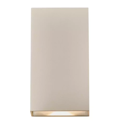 Rold Flat Sanded IP54 kinkiet LED 2x5W 3000K 84151008 Nordlux