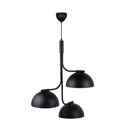 Tullio lampa wisząca 3xE14 czarna 2220033003 Nordlux