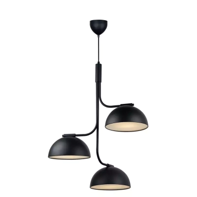 Tullio lampa wisząca 3xE14 czarna 2220033003 Nordlux