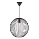 Beroni 45 lampa wisząca E27 czarna 2213323003 Nordlux