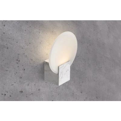 Hester lampa ścienna IP54 1xLED marmur 2015391020