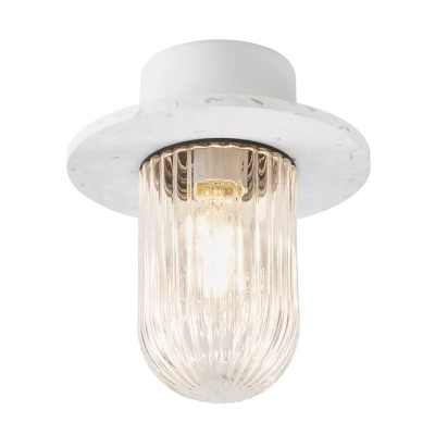 Januka lampa sufitowa IP54 1xE27 biała 2115006001 Nordlux