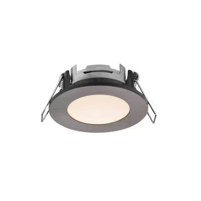 Leonis lampa wbudowywana IP65 1xLED szczotkowany nikiel 49160155