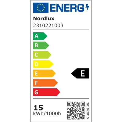 Malaika lampa ścienna IP44 1xLED czarna 2310221003 Nordlux