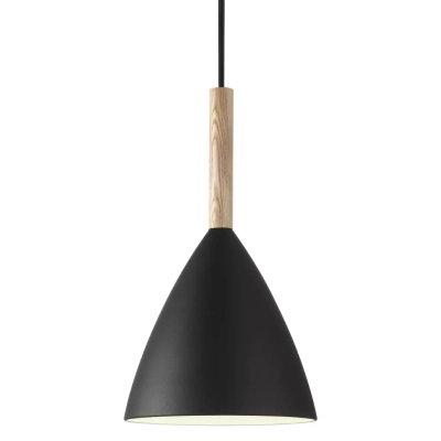 Pure lampa wisząca 1xE27 czarna 43293003 Nordlux