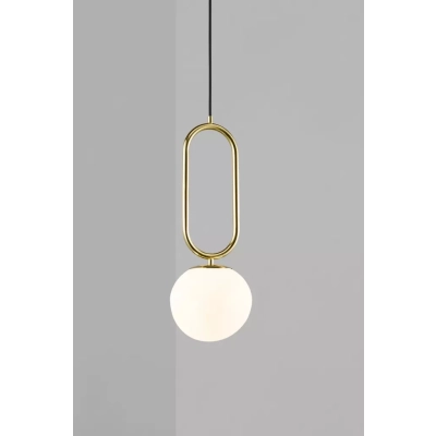 Shapes lampa wisząca 1xE27 mosiądz 2120023035 Nordlux