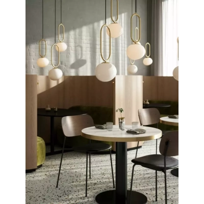 Shapes lampa wisząca 1xE27 mosiądz 2120023035