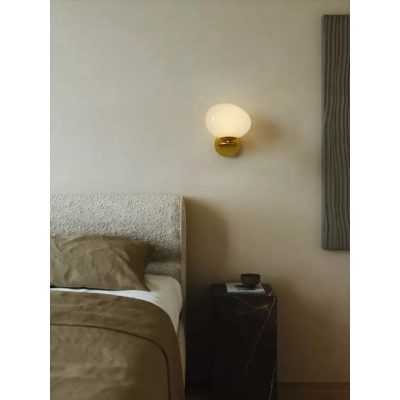 Shapes lampa ścienna 1xE14 mosiądz 2320321035