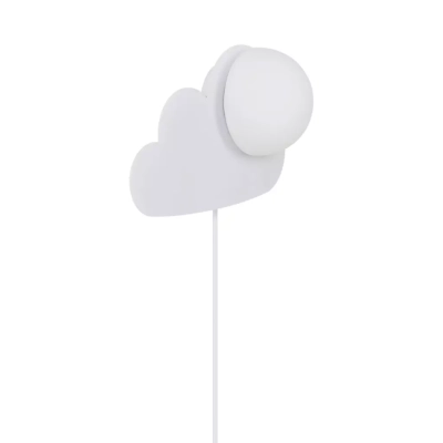 Skykucloud lampa ścienna 1xE14 biała 2312971001