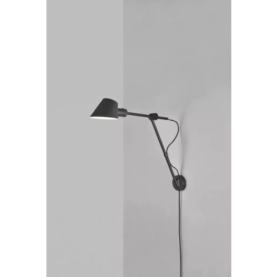 Stay lampa ścienna 1xE27 czarna 2020455003