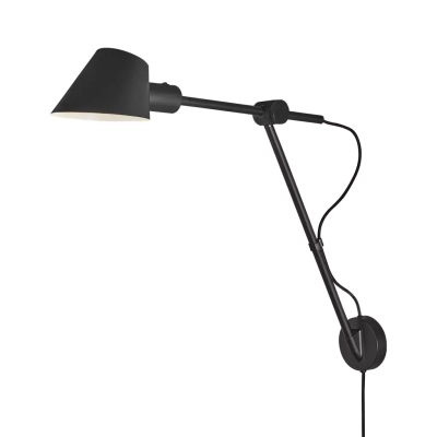 Stay lampa ścienna 1xE27 czarna 2020455003 Nordlux