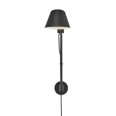 Stay lampa ścienna 1xE27 czarna 2020455003 Nordlux