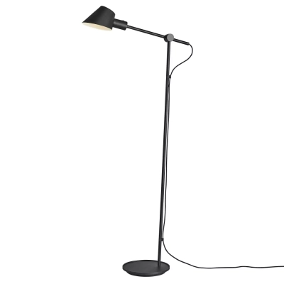 Stay lampa podłogowa 1xE27 czarna 2020464003 Nordlux