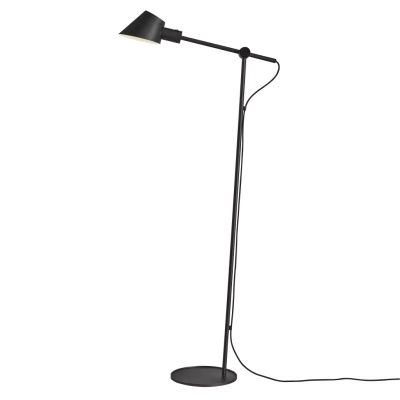 Stay lampa podłogowa 1xE27 czarna 2020464003 Nordlux