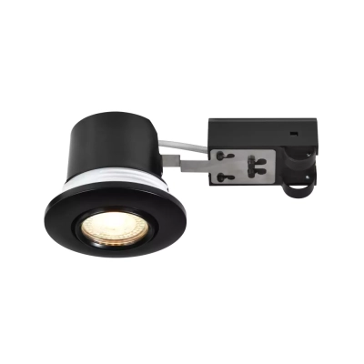 Umberto lampa wbudowywana IP44 1xGU10 czarna 2210100003