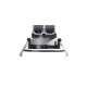 Fremont zestaw 3 szt. oprawek wbudowywanych LED 4,5W 380lm 4000K IP65  czarnych 2310056003