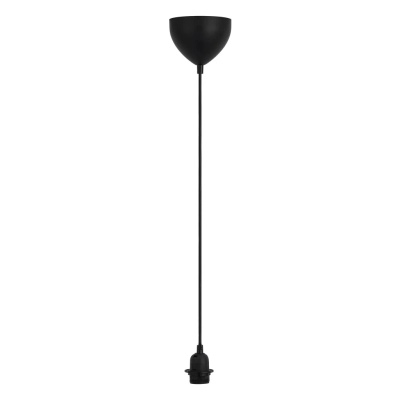 Basic lampa wisząca bez abażura 1xE27 czarna 2412013003 Nordlux