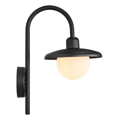 Berlo IP44 kinkiet 1xE27 czarny 2418191003