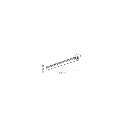 Burbank 90 IP65 lampa sufitowa LED 31W 3450lm 4000K biała 2410076101
