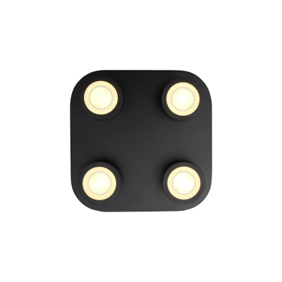 Clyde 4 lampa sufitowa LED 14W 950lm 2700K czarna 2412256003