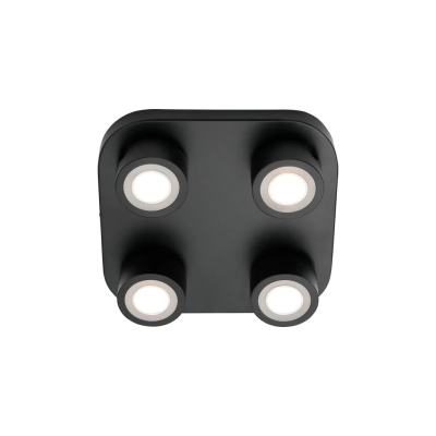 Clyde 4 lampa sufitowa LED 14W 950lm 2700K czarna 2412256003