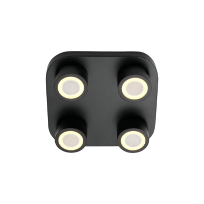 Clyde 4 lampa sufitowa LED 14W 950lm 2700K czarna 2412256003