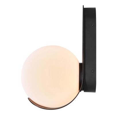 Dalius IP44 kinkiet 1xE27 czarny 2418271003