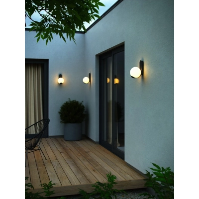 Dalius IP44 kinkiet 1xE27 czarny 2418271003
