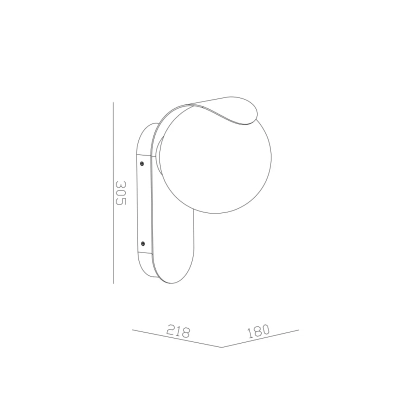 Dalius IP44 kinkiet 1xE27 czarny 2418271003
