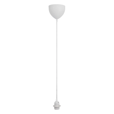 Delux lampa wisząca bez abażura 1xE27 biała 2412023001 Nordlux