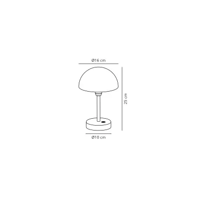 Ellen To-Go IP44 lampka stołowa LED 2,8W 300lm 3000K beżowa 2418015009
