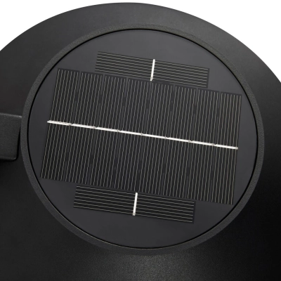 Justina Solar IP44 kinkiet LED 5W 400lm 3000K czarny 2418071003